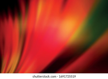 Dark Red, Yellow vector blurred shine abstract template. Colorful abstract illustration with gradient. New style design for your brand book.