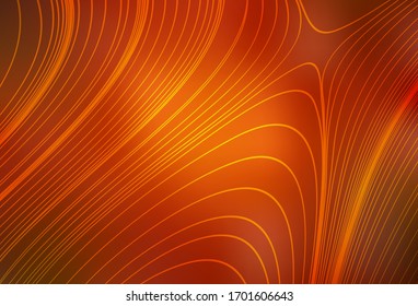 Dark Red, Yellow vector blurred bright texture. An elegant bright illustration with gradient. Blurred design for your web site.