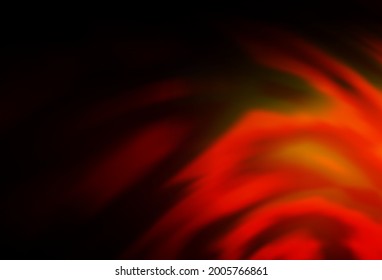 Rojo oscuro, el vector amarillo desdibujó el patrón brillante. Ilustración colorida en estilo abstracto con gradiente. Nuevo estilo para el diseño de su negocio.