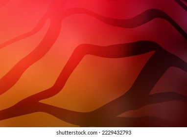 Dark Red, Yellow vector blurred template. An elegant bright illustration with gradient. New design for your business.