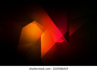 Dark Red, Yellow vector Blurred bubbles on abstract background with colorful gradient. Abstract illustration with colored bubbles in nature style. Modern template for landing page.