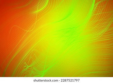 Dark Red, Yellow vector blurred bright pattern. Shining colorful illustration in smart style. New style design for your brand book.