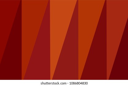 Dark Red, Yellow vector blurry triangle pattern. Glitter abstract illustration with an elegant design. A completely new design for your business.
