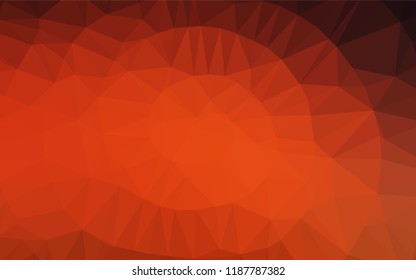 Dark Red, Yellow vector blurry hexagon texture. A completely new color illustration in a vague style. A new texture for your design.