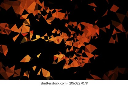 Dark Red, Yellow vector blurry triangle template. Colorful illustration in abstract style with gradient. Elegant pattern for a brand book.