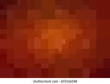Dark Red, Yellow vector blurry rectangle background design. Geometric background in Origami style with gradient. 