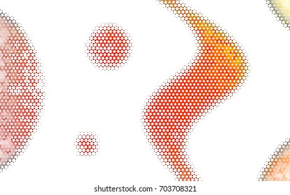 Dark Red, Yellow vector blurry hexagon background design. Geometric background in Origami style with gradient. 
