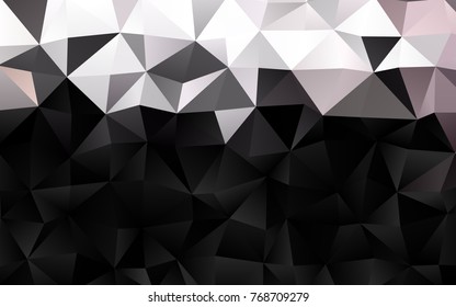 Dark Red, Yellow vector blurry triangle pattern. Colorful illustration in abstract style with gradient. The textured pattern can be used for background.