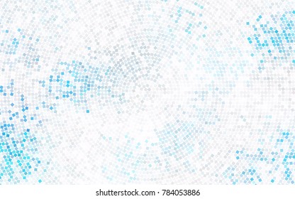 Dark Red, Yellow vector blurry rectangular background. Geometric background in square style with gradient. The pattern can be used for brand-new background.