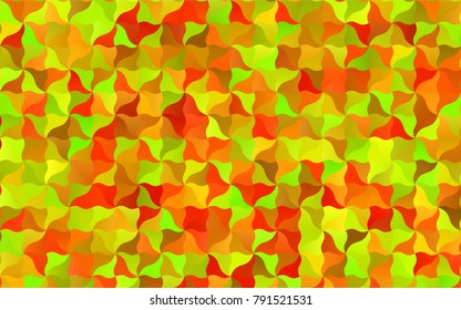 Dark Red, Yellow vector blurry arched pattern. Brand-new colored illustration in blurry style with gradient. The template can be used as a background for cell phones.