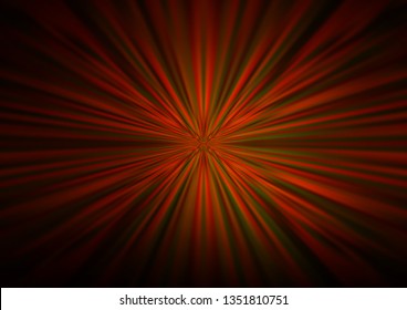 Dark Red, Yellow vector bokeh pattern. Colorful illustration in abstract style with gradient. The blurred design can be used for your web site.