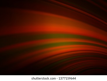 Dark Red, Yellow vector bokeh pattern. A completely new color illustration in a bokeh style. The template for backgrounds of cell phones.