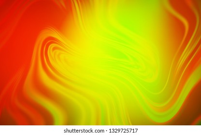 Dark Red, Yellow vector colorful blur background. Colorful illustration in abstract style with gradient. The best blurred design for your business.