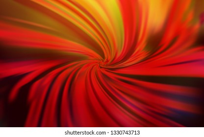 Dark Red, Yellow vector colorful blur backdrop. Glitter abstract illustration with gradient design. New style for your business design.