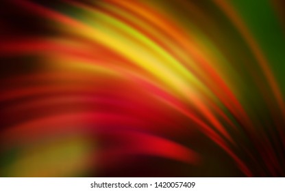 Dark Red, Yellow vector colorful abstract texture. Creative illustration in halftone style with gradient. New style for your business design.