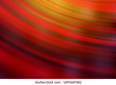 Dark Red, Yellow vector colorful abstract texture. Abstract colorful illustration with gradient. Blurred design for your web site.