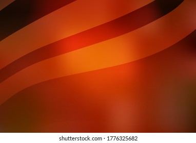 Dark Red, Yellow vector colorful abstract texture. Shining colorful illustration in smart style. Smart design for your work.