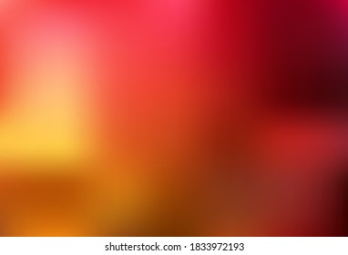 Dark Red, Yellow vector colorful blur background. Modern abstract illustration with gradient. Blurred design for your web site.