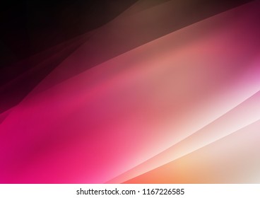 Dark Red, Yellow vector cover with long lines. Glitter abstract illustration with colored sticks. The template can be used as a background.
