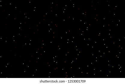 Dark Red, Yellow vector cover with small and big stars. Blurred decorative design in simple style with stars. The pattern can be used for websites.