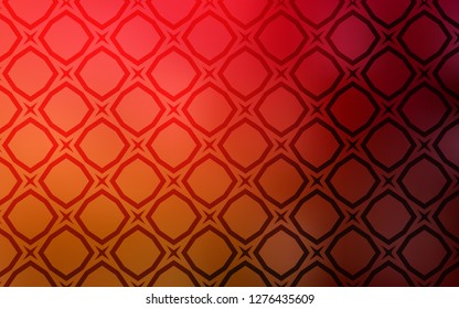 Dark Red, Yellow vector cover with small and big stars. Shining colored illustration with stars. Pattern for new year ad, booklets.