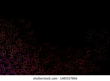 Dark Red, Yellow vector cover in polygonal style. Glitter abstract illustration with rectangular shapes. Pattern for commercials.