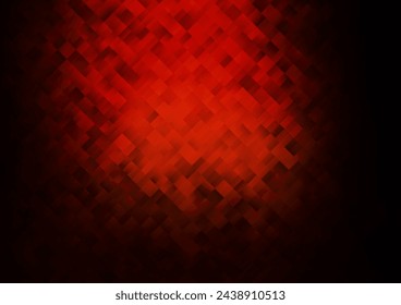 Dark Red, Yellow vector cover in polygonal style. Rectangles on abstract background with colorful gradient. Modern template for your landing page.