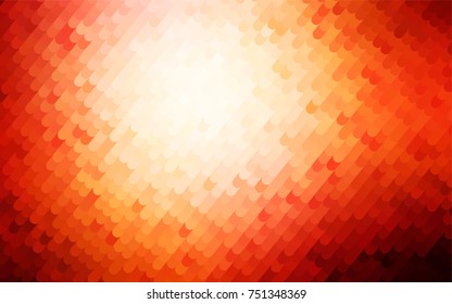 Dark Red, Yellow vector crooked abstract template. Glitter abstract illustration with wry lines. Brand-new design for your business.