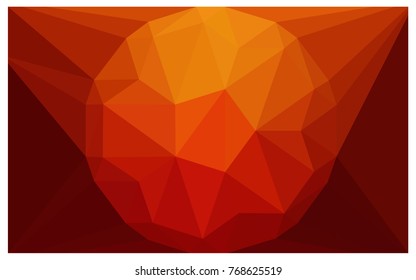 Dark Red, Yellow vector diamond Pattern. Geometric Gemstone sample. Repeating template with a gem in center. Jewelry gems texture for your design. Pattern can be used for background.