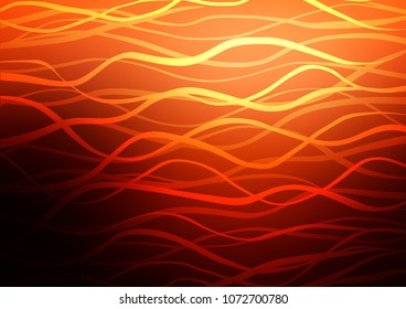 Dark Red, Yellow vector doodle blurred texture. Brand-new colored illustration in blurry style with doodles. A new texture for your design.