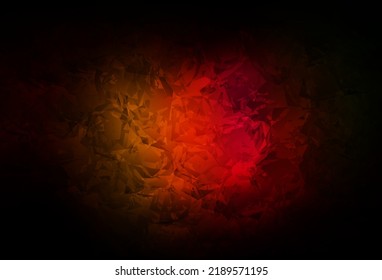 Dark Red, Yellow vector doodle background with roses, flowers. Creative illustration in blurred style with flowers. Pattern for wallpapers, coloring books.