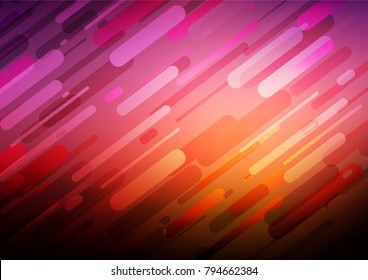 Dark Red, Yellow vector doodle blurred template. Geometric doodle illustration in Origami style with gradient. The completely new template can be used for your brand book.