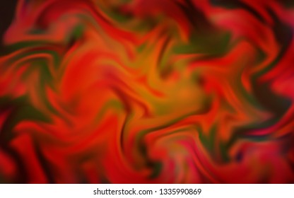 Dark Red, Yellow vector glossy abstract backdrop. Creative illustration in halftone style with gradient. Background for designs.