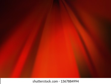 Dark Red, Yellow vector glossy bokeh pattern. Colorful illustration in blurry style with gradient. The best blurred design for your business.