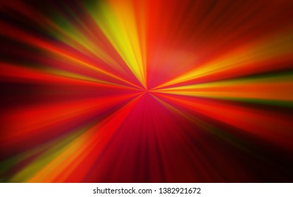 Dark Red, Yellow vector glossy abstract background. Modern abstract illustration with gradient. New style design for your brand book.