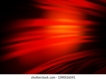 Dark Red, Yellow vector glossy abstract template. A completely new color illustration in a bokeh style. The elegant pattern for brand book.