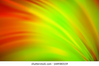 Dark Red, Yellow vector glossy abstract backdrop. Shining colored illustration in smart style. New style for your business design.