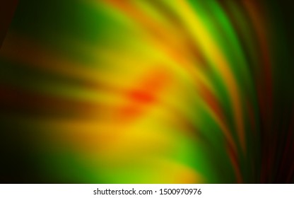 Dark Red, Yellow vector glossy abstract backdrop. Shining colored illustration in smart style. New style design for your brand book.