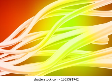 Dark Red, Yellow vector glossy abstract layout. A completely new colored illustration in blur style. Blurred design for your web site.