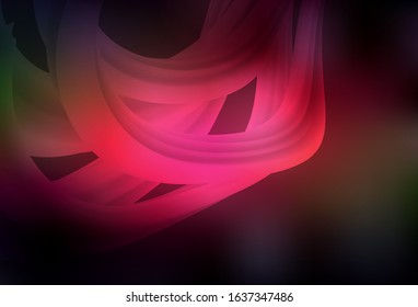 Dark Red, Yellow vector glossy abstract backdrop. Glitter abstract illustration with gradient design. New style design for your brand book.