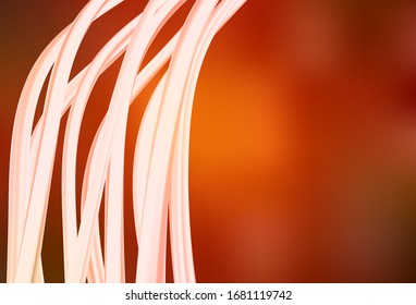 Dark Red, Yellow vector glossy abstract background. Glitter abstract illustration with gradient design. Background for designs.