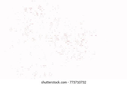 Dark Red, Yellow vector illustration which consist of circles. Dotted gradient design for your business. Creative geometric background in halftone style with colored spots.