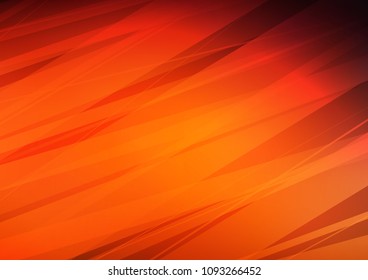 Dark Red, Yellow vector indian curved pattern. A completely new color illustration in doodle style. A new texture for your design.