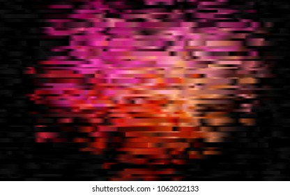 Dark Red, Yellow vector layout with flat lines. Glitter abstract illustration with colored sticks. The pattern can be used for busines ad, booklets, leaflets