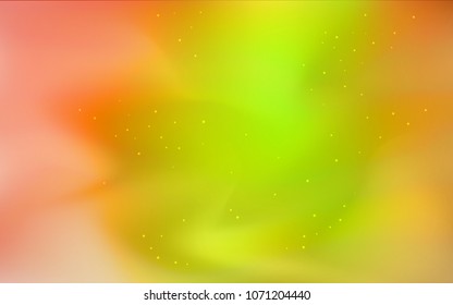 Dark Red, Yellow vector layout with cosmic stars. Modern abstract illustration with Big Dipper stars. Pattern for astronomy websites.