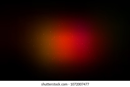 Dark Red, Yellow vector layout with cosmic stars. Glitter abstract illustration with colorful cosmic stars. Pattern for astrology websites.
