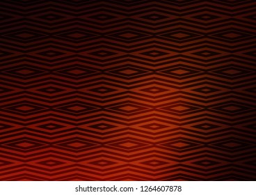 Dark Red, Yellow vector layout with lines, rectangle. Modern geometric abstract illustration with lines, squares. Pattern for websites, landing pages.