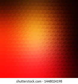 Dark Red, Yellow vector layout with lines. Gradient abstract design in simple style with sharp lines. Pattern for ads, commercials.