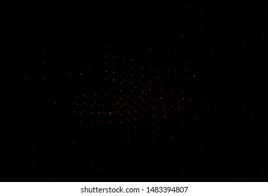 Dark Red, Yellow vector layout with latin alphabet. Shining colorful illustration with isolated letters. Template for lettering, typography.