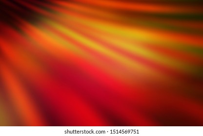 Dark Red, Yellow vector layout with flat lines. Colorful shining illustration with lines on abstract template. Pattern for ads, posters, banners.